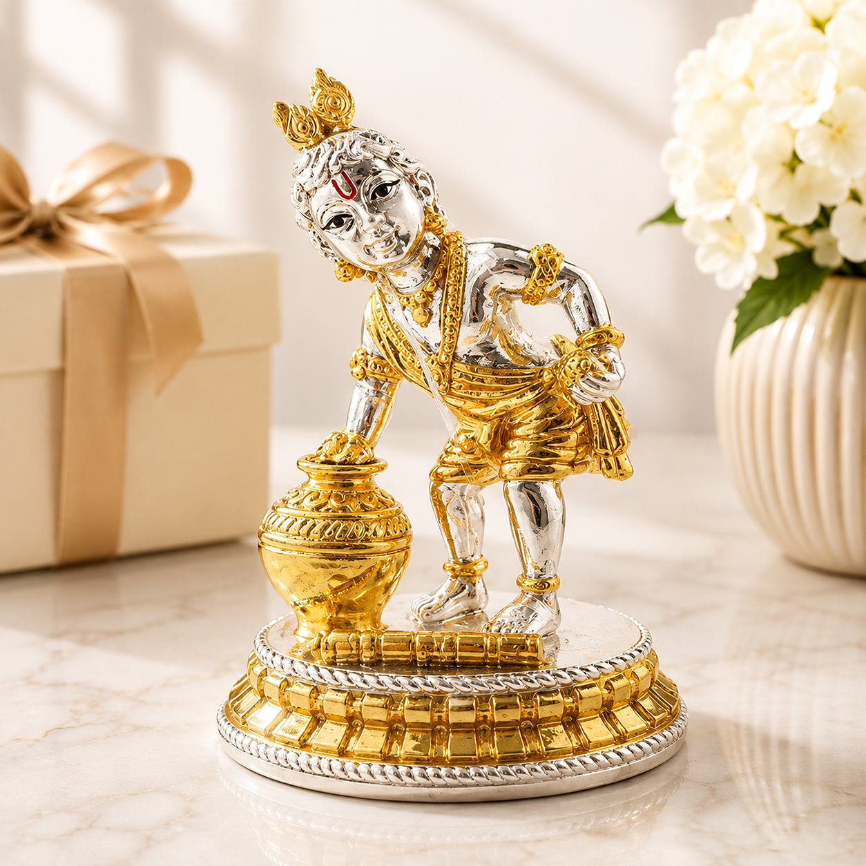 Silver Laddu Gopal Ji